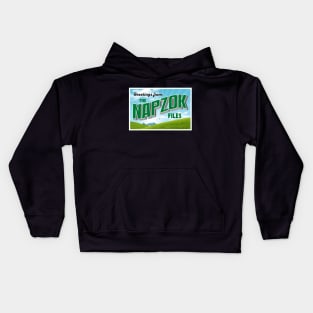 Greetings From The Napzok Files Kids Hoodie